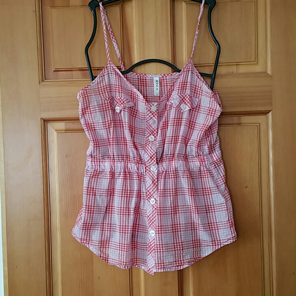 RVCA button up tank